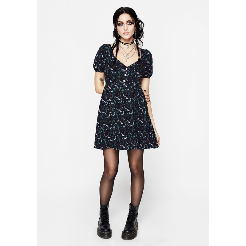 Diana Moon Moth Mini Dress