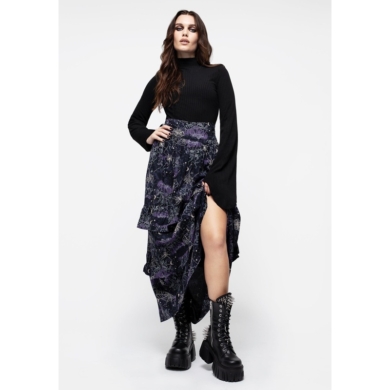 Hawthorn Frill Tiered Maxi Skirt
