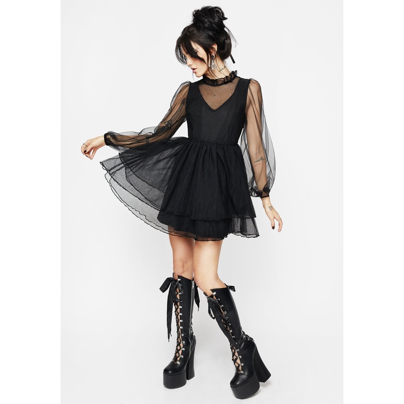 Headhunter Frill Neck Mini Dress