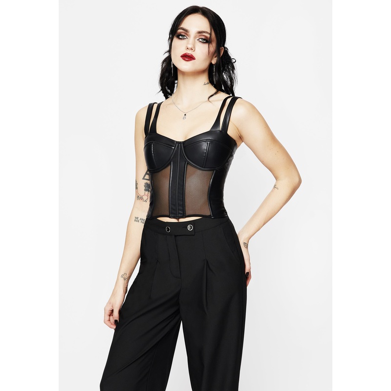 Loretta Mesh Cut Out Corset