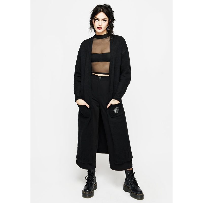 Marzanna Embroidered Longline Cardigan