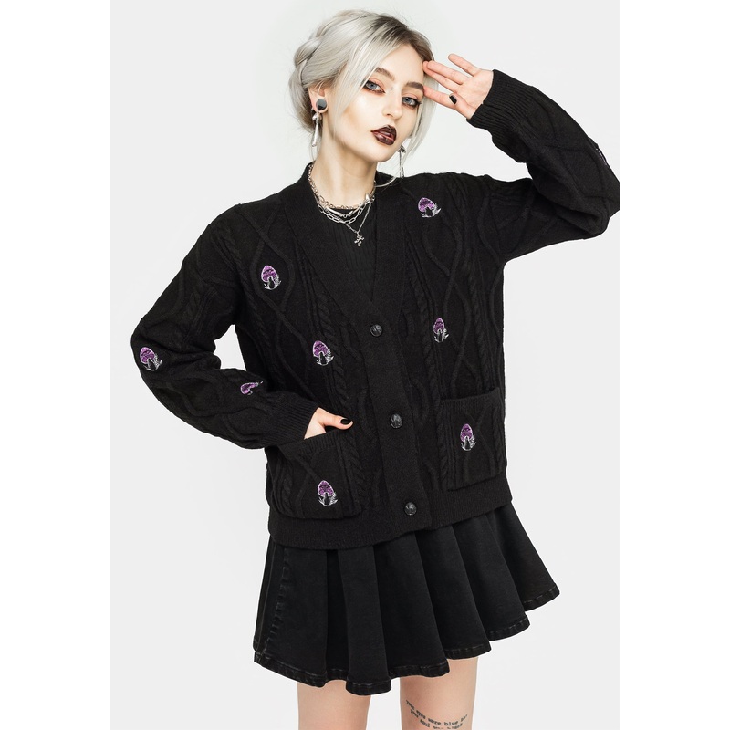 Revelation Mushroom Knit Cardigan