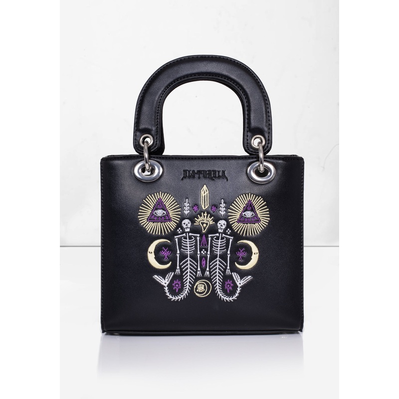 Salacia Embroidered Mini Handbag