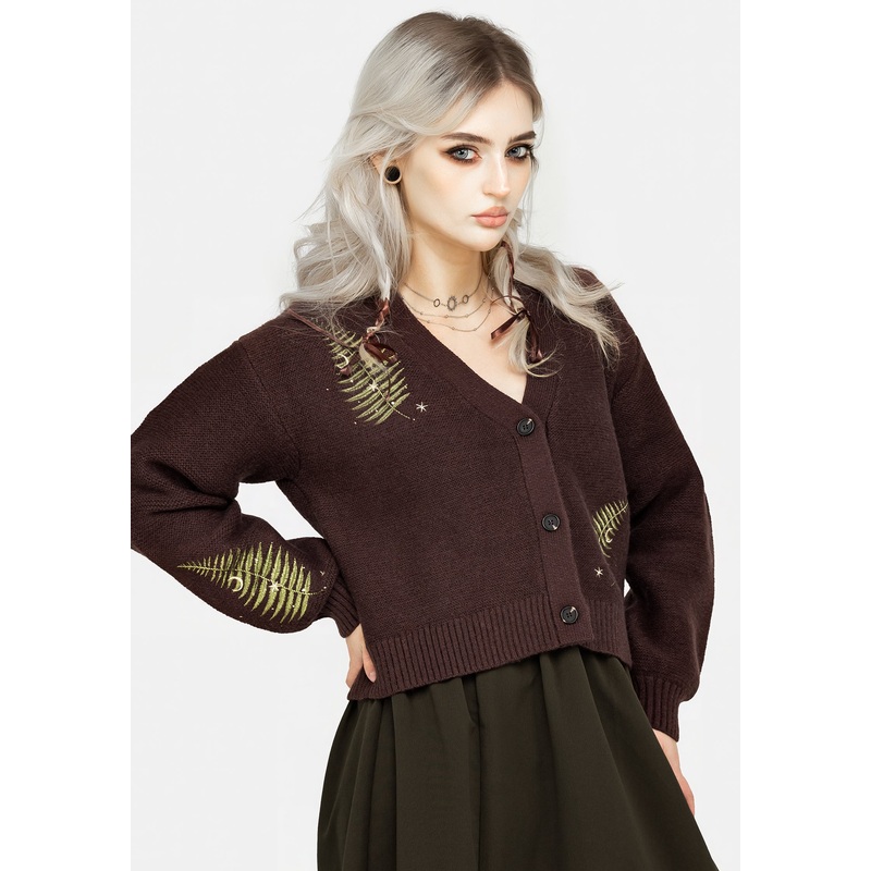 Vasilisa Embroidered Knit Cardigan