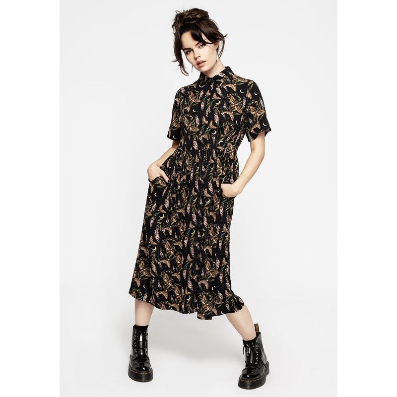 Atropos Midi Shirt Dress