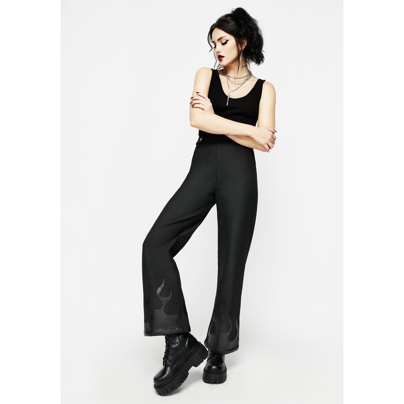 Ignite Faux Leather Tailored Trousers