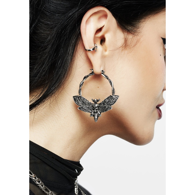 Mortmoth Hoop Earring