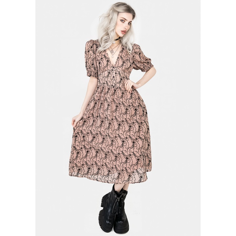 Rosethorn Corset Midi Dress
