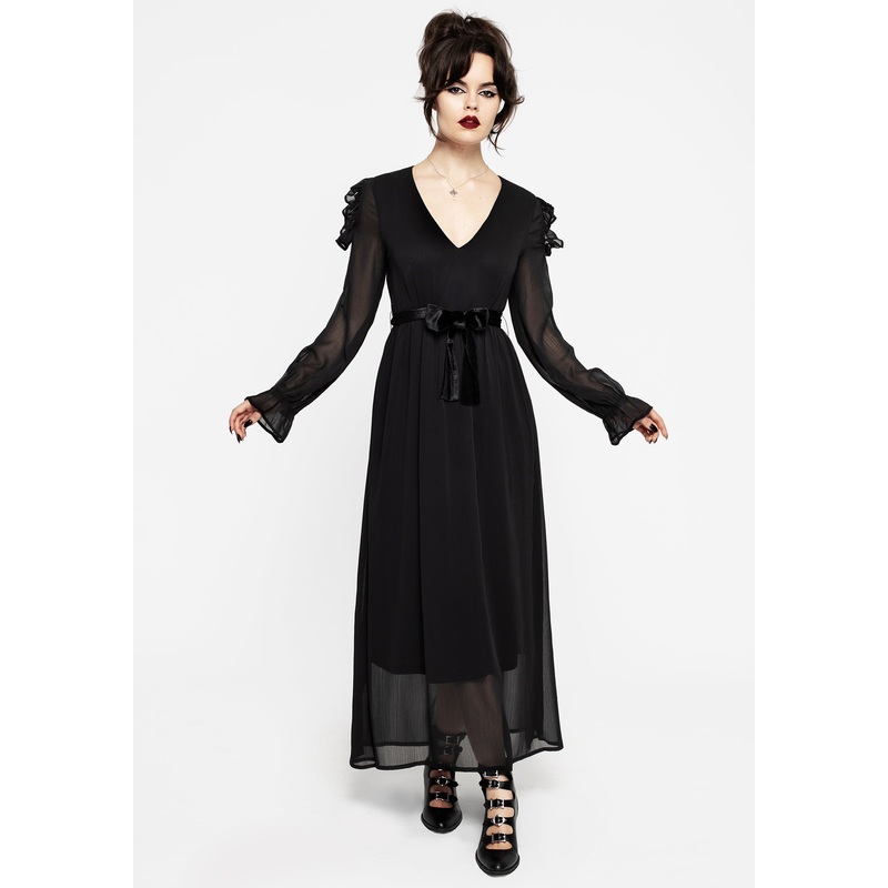 Scorn Cold Shoulder Maxi Dress