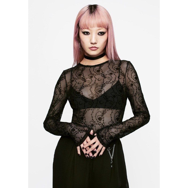 Thorns Mesh Top