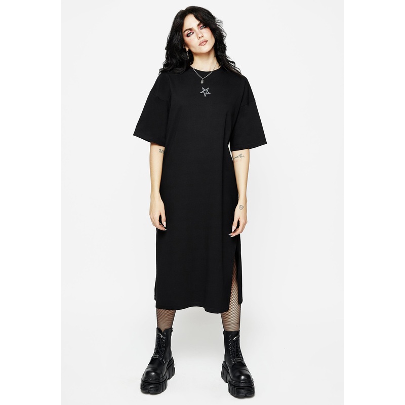 Time Flies Midi Tee Dress