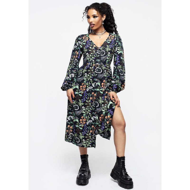 Vesna Button Up Midi Dress