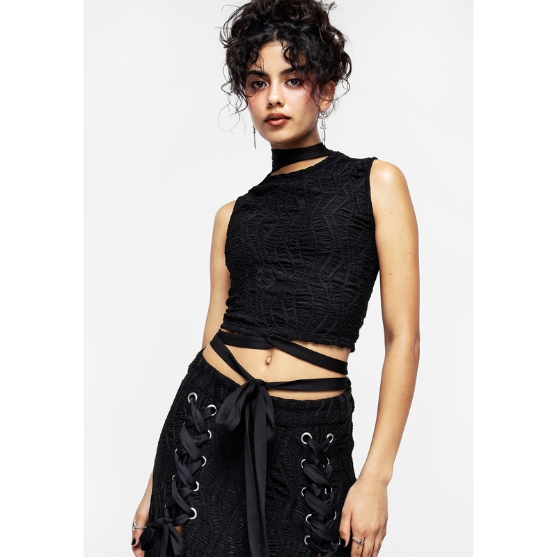 Agitate Textured Jersey Top