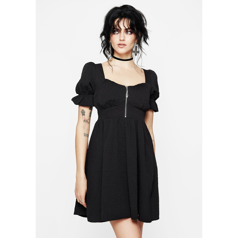 Betrayal Zip Up Mini Dress