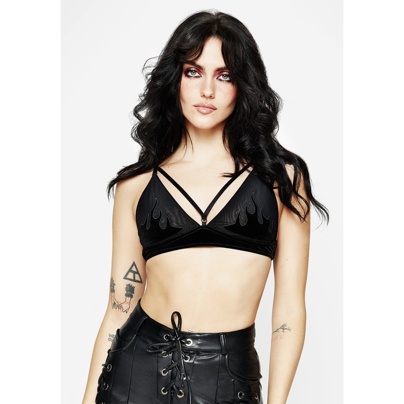 Blaze Velour Bralet