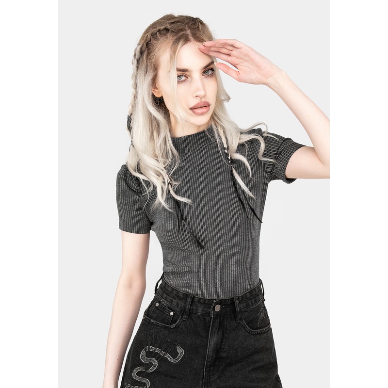Bryony Striped Crop Top
