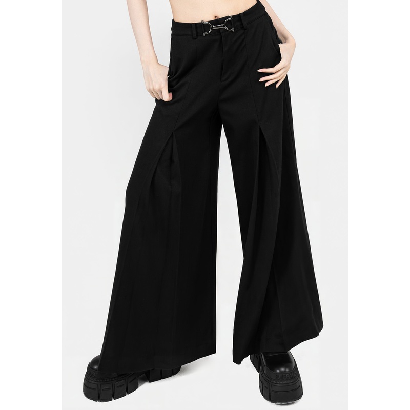 Camilla Wide Leg Pleated Trousers