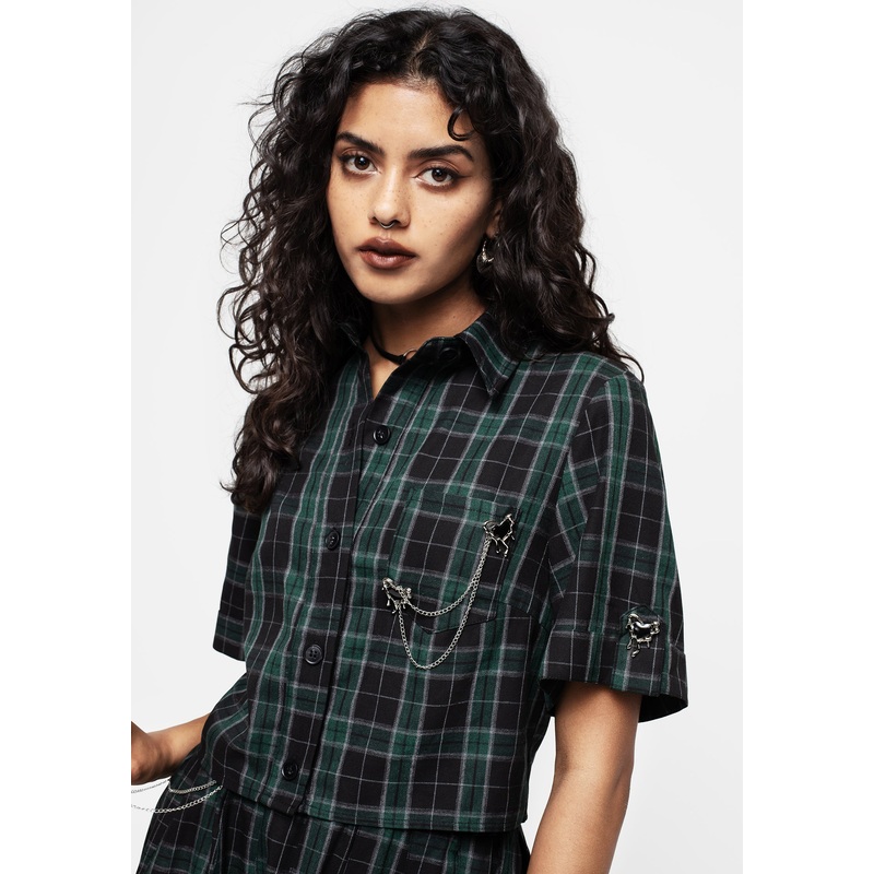 Cardio Check Cotton Button Up Shirt
