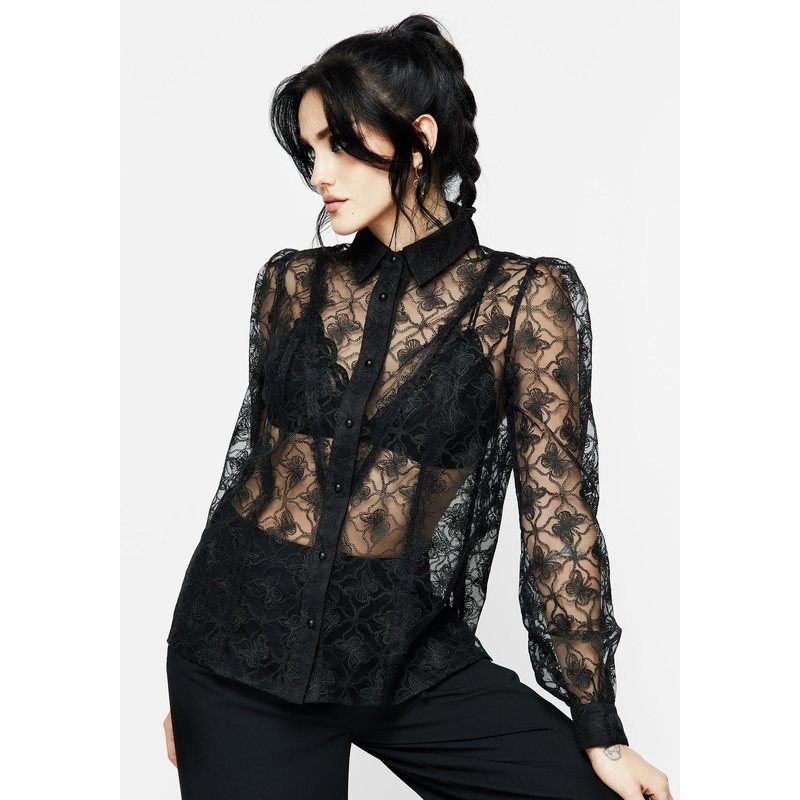 Chrysalis Butterfly Lace Shirt