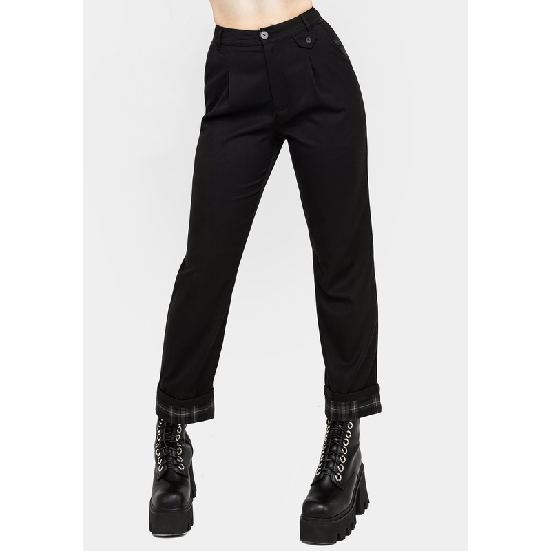 Clover Check Contrast Trousers