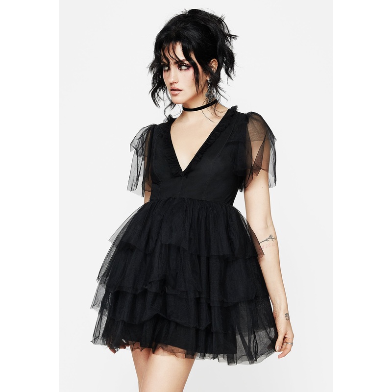 Krysta Tulle Mini Dress