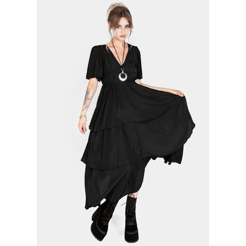 Lumen Tiered Midaxi Dress