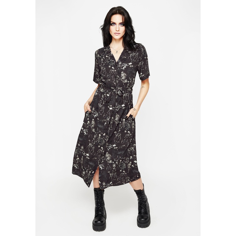 Melancholia Midi Shirt Dress