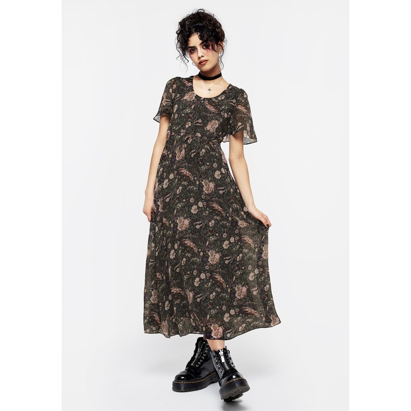 Ophelia Chiffon Midaxi Dress