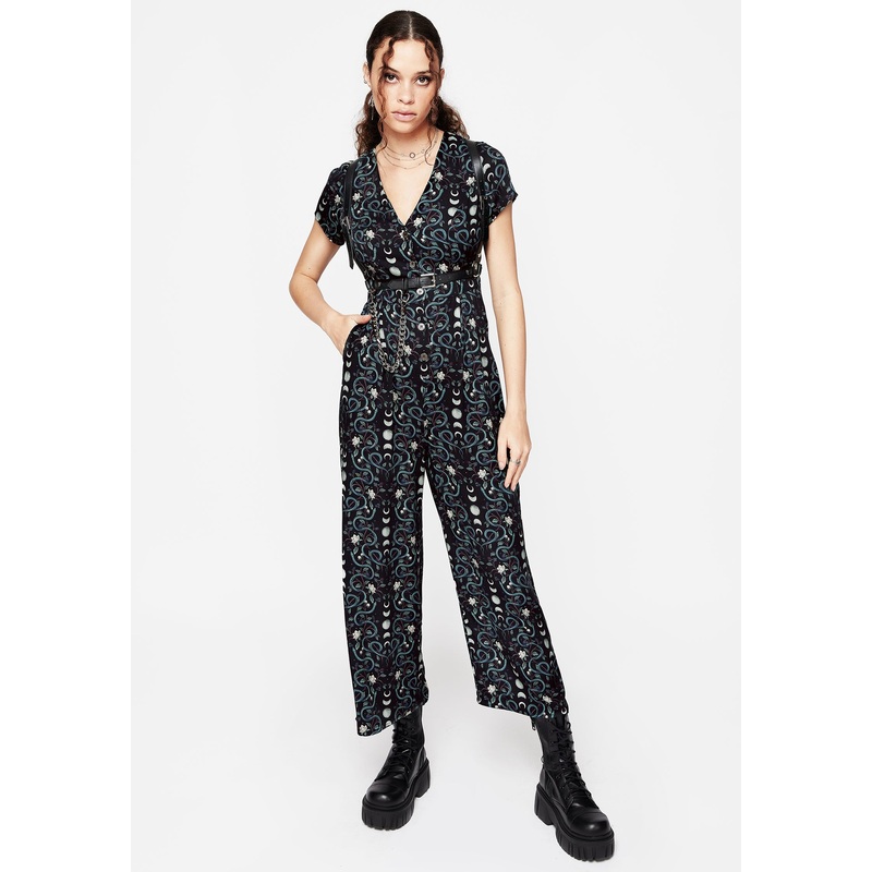 Pythia Button Up Jumpsuit