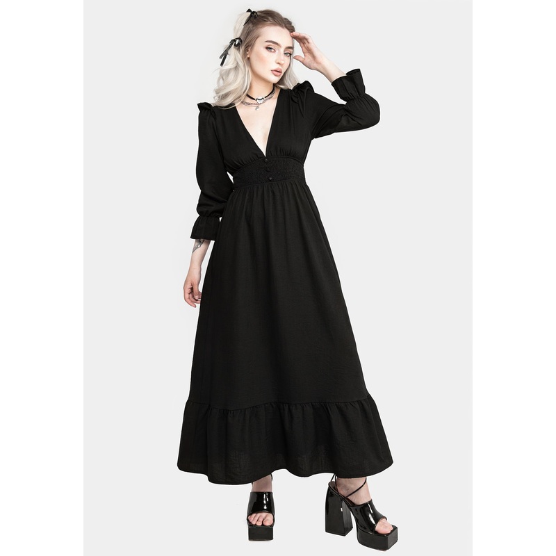Secrecy Frill Maxi Dress