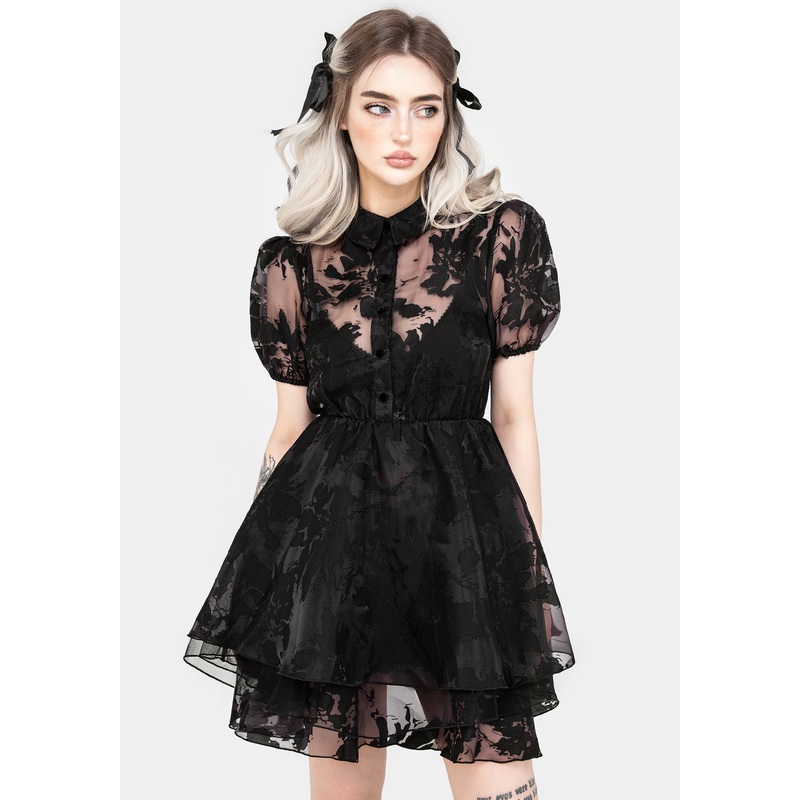 Spectre Layered Mini Shirt Dress