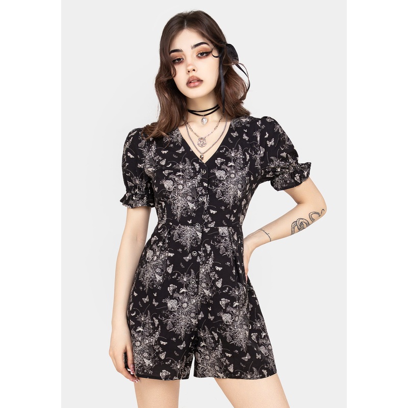 Thalia Button Up Playsuit