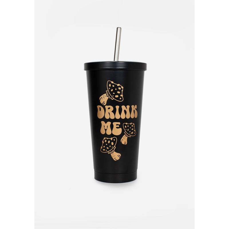 Wonderland Insulated Straw Tumbler