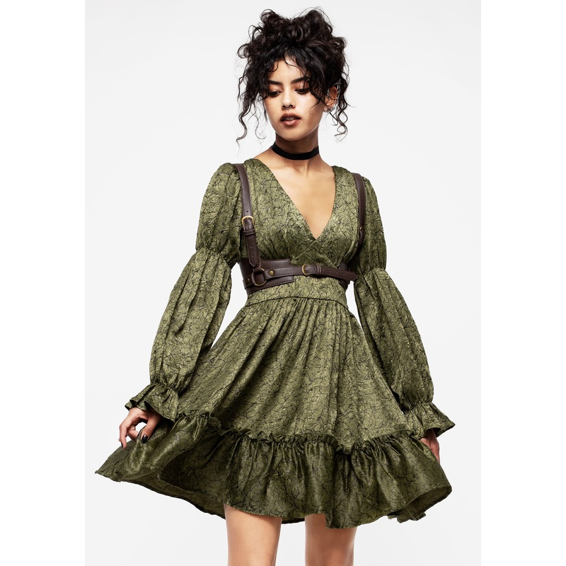Arda Virago Sleeve Mini Dress