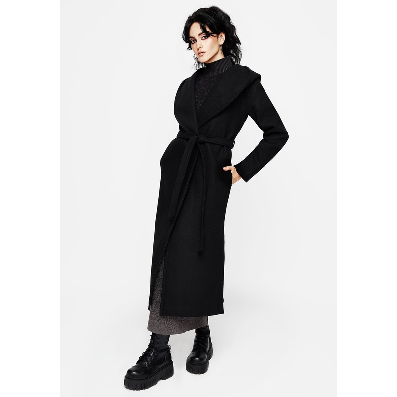 Catacomb Hooded Belted Coat