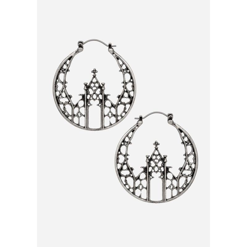 Cathedral Gothic Hoop Earrings