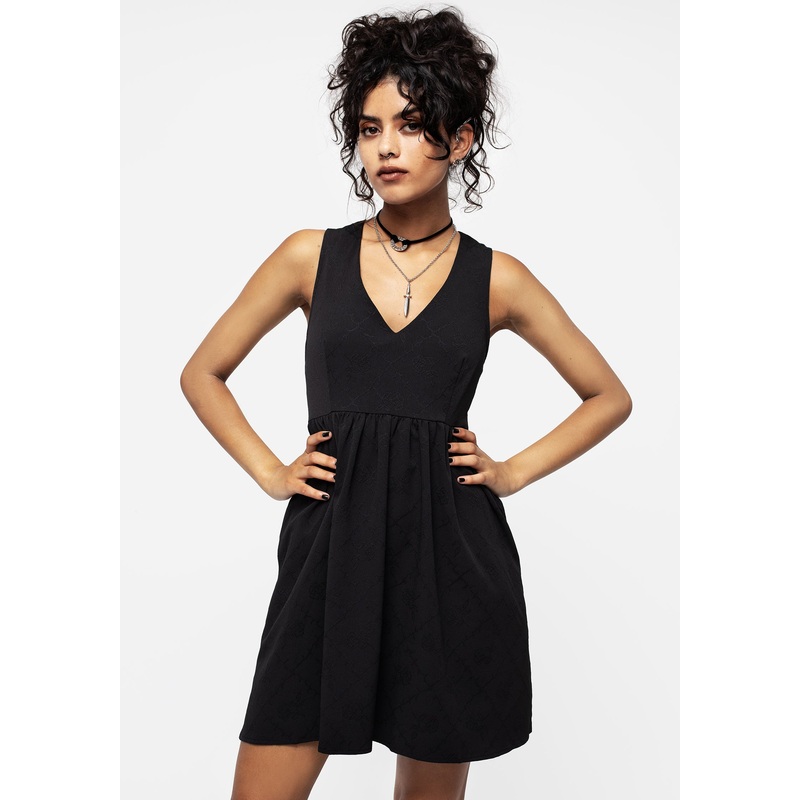 Cosette V-Neck Mini Smock Dress
