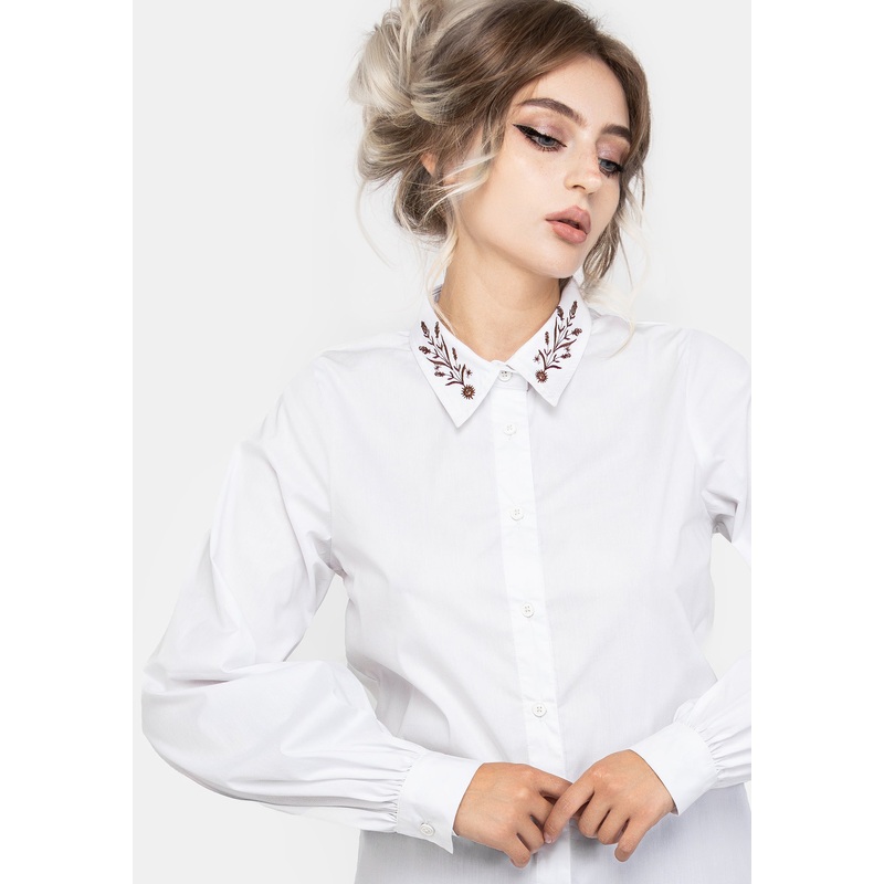Cybele Embroidered Button Up Shirt