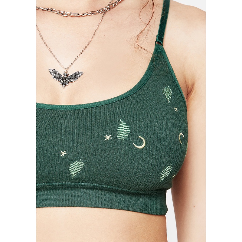 Dianne Fern Embroidered Bralet