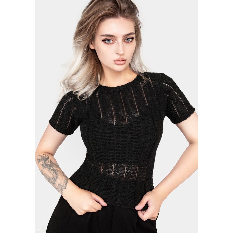 Donner Crinkle Crop Top