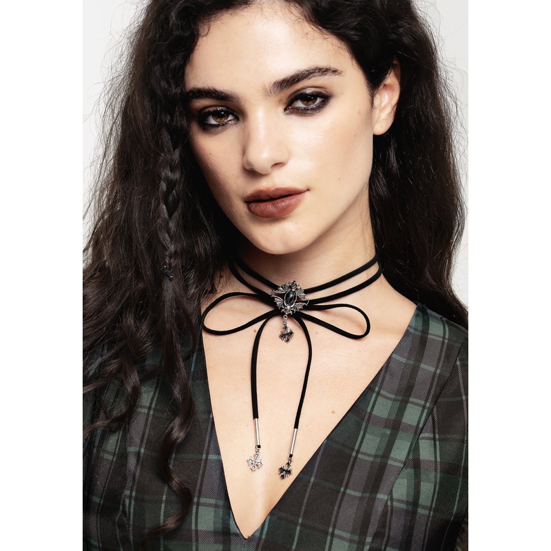 Gargoyle Gothic Cord Choker Necklace