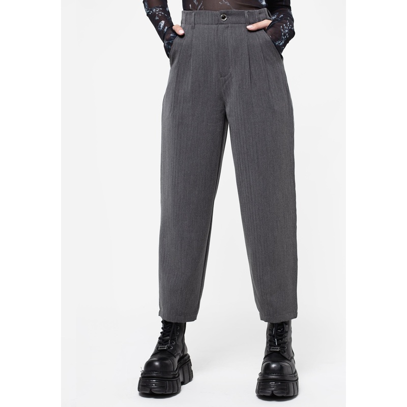 Herringbone Balloon Trousers