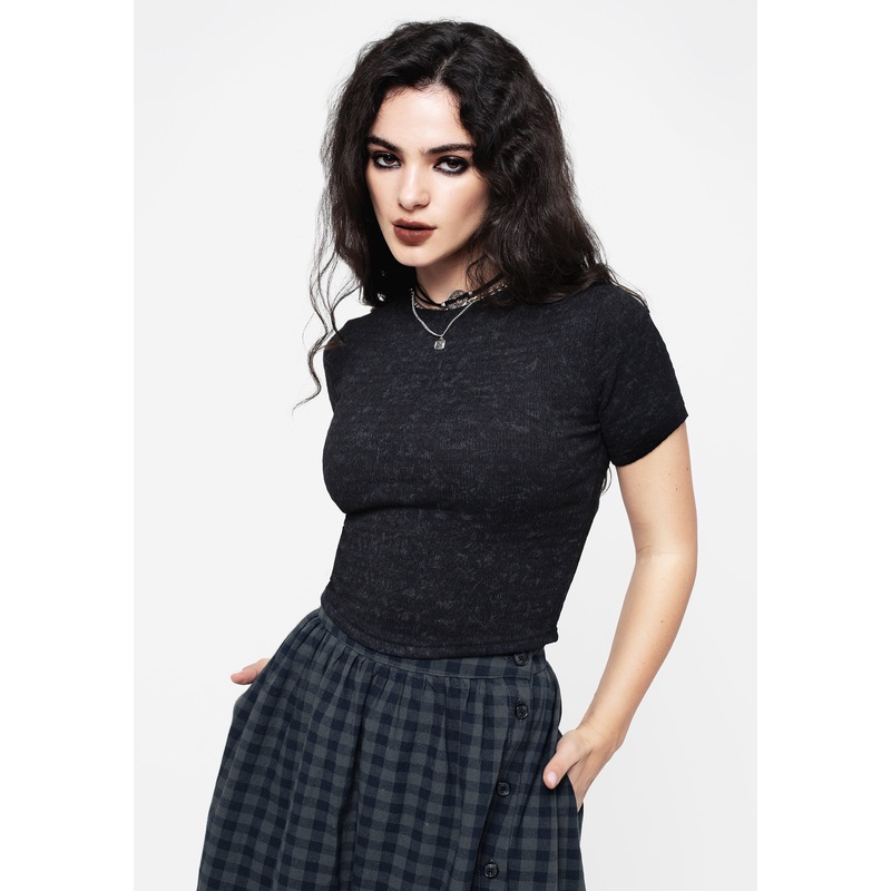 Igneous Crinkle Crop Top