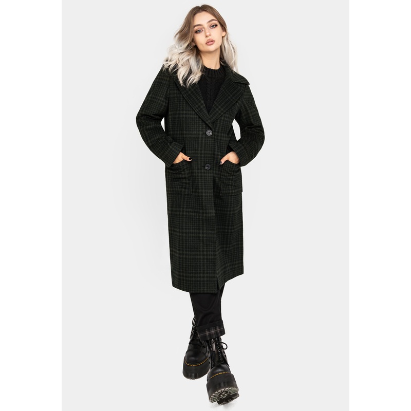 Jackdaw Check Wool Blend Duster Coat