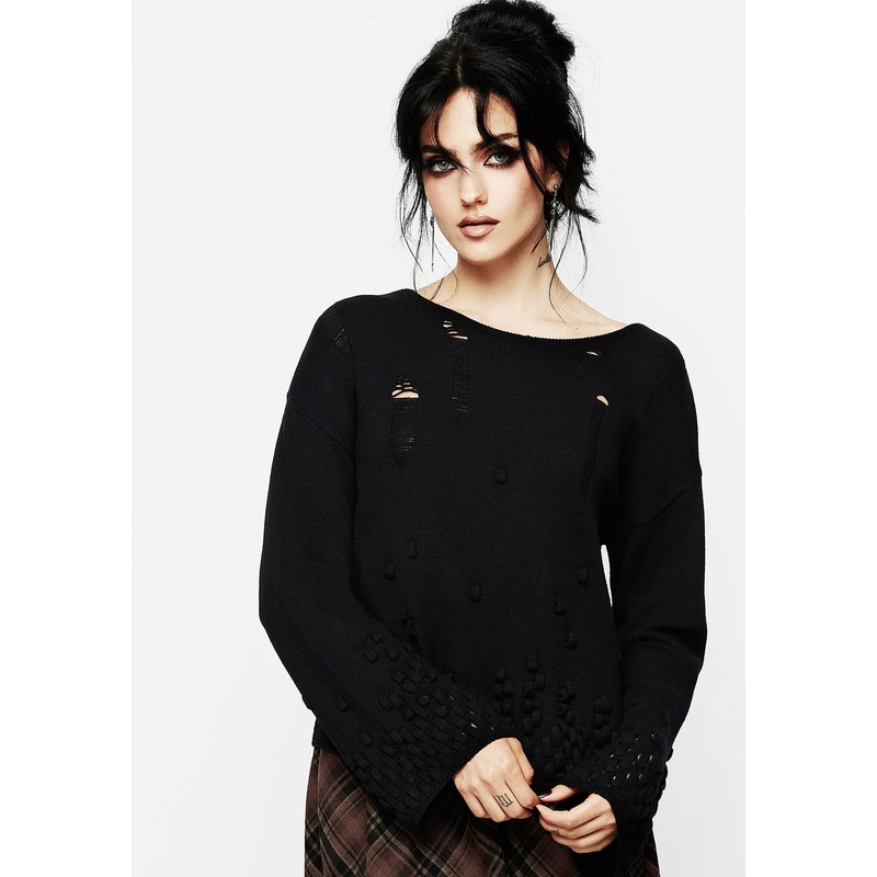 Looper Distressed Knit Jumper