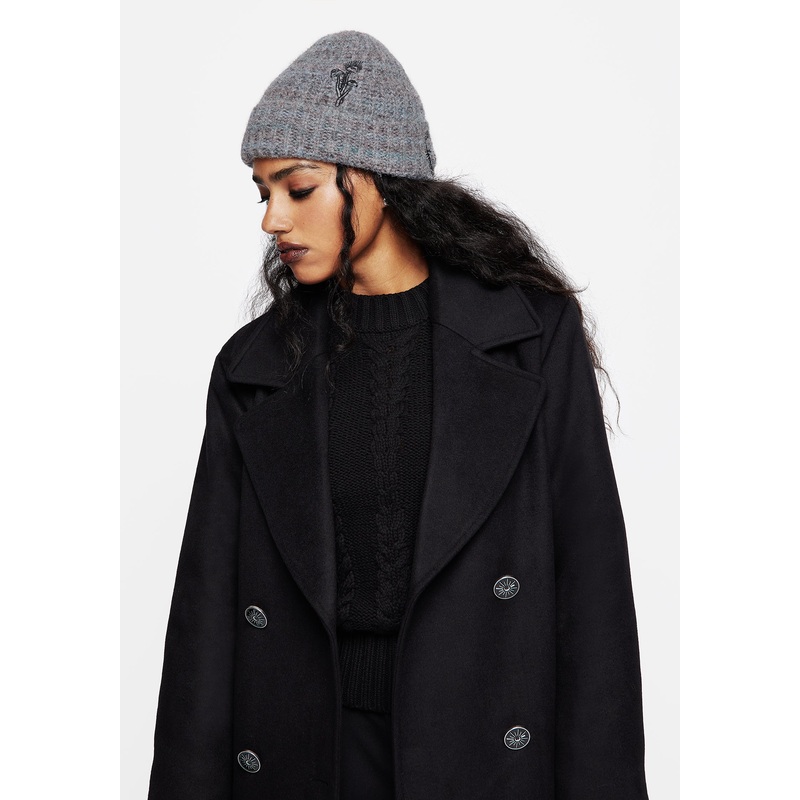 Mandragore Embroidered Knit Beanie