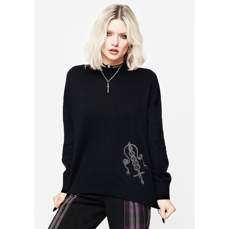 Misericorde Embroidered Knit Jumper