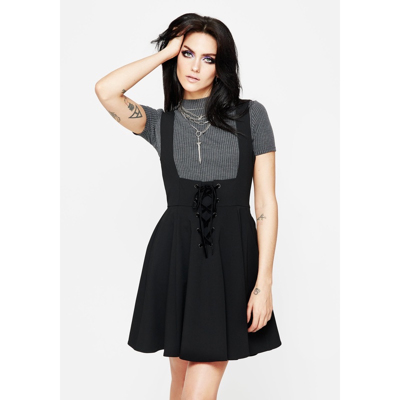 Nessa Lace Up Mini Dress