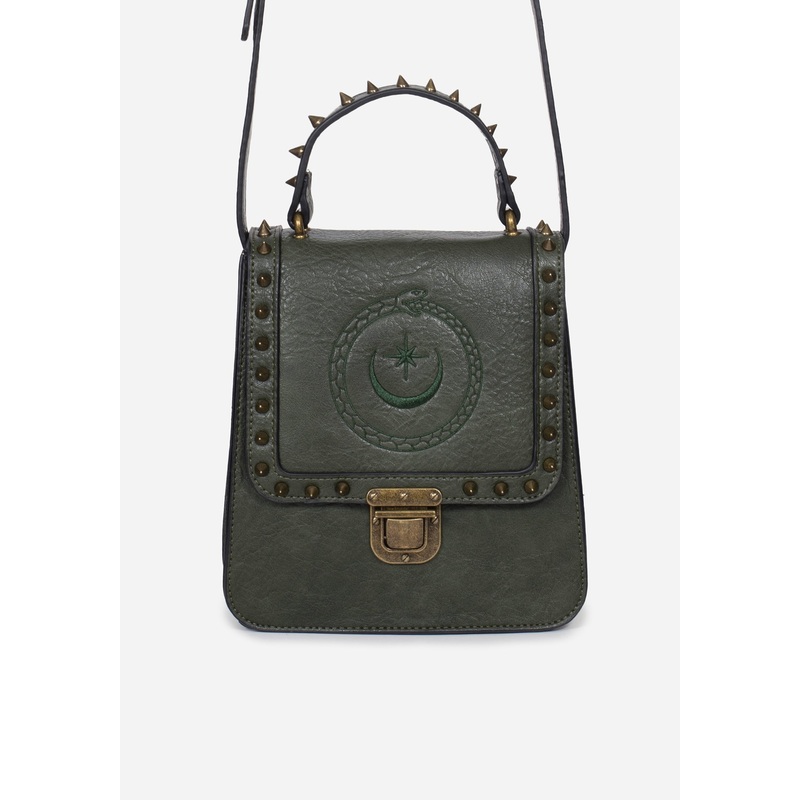 Ouroboros Crossbody Mini Satchel Bag