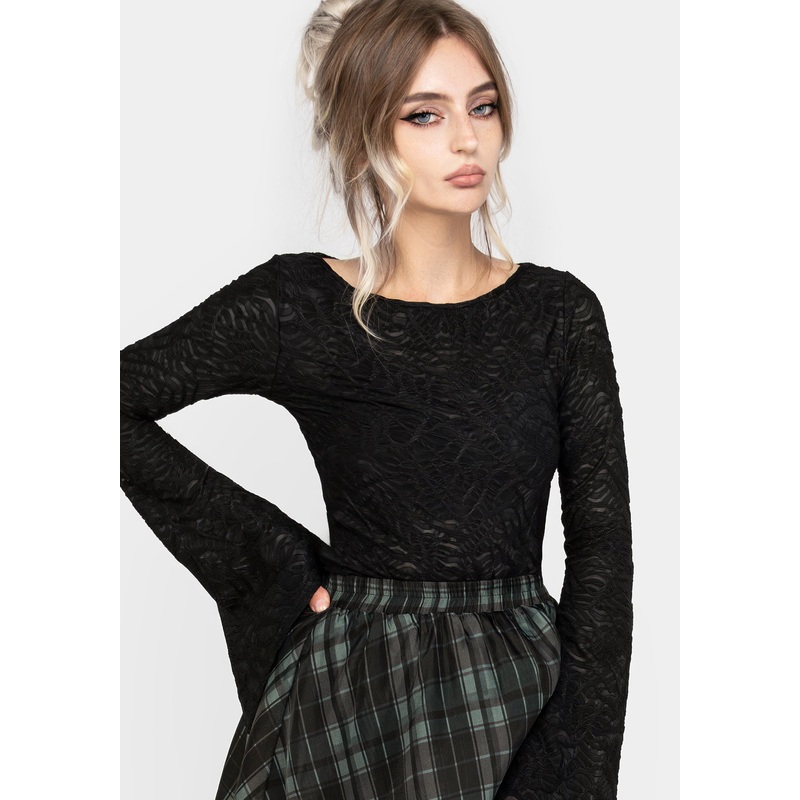 Reinette Flute Sleeve Top